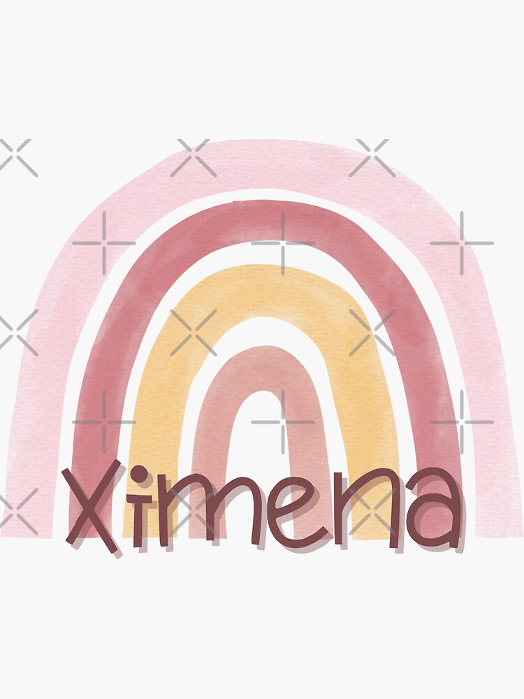 Girl S Name Ximena Sticker For Sale By NamesLand Redbubble