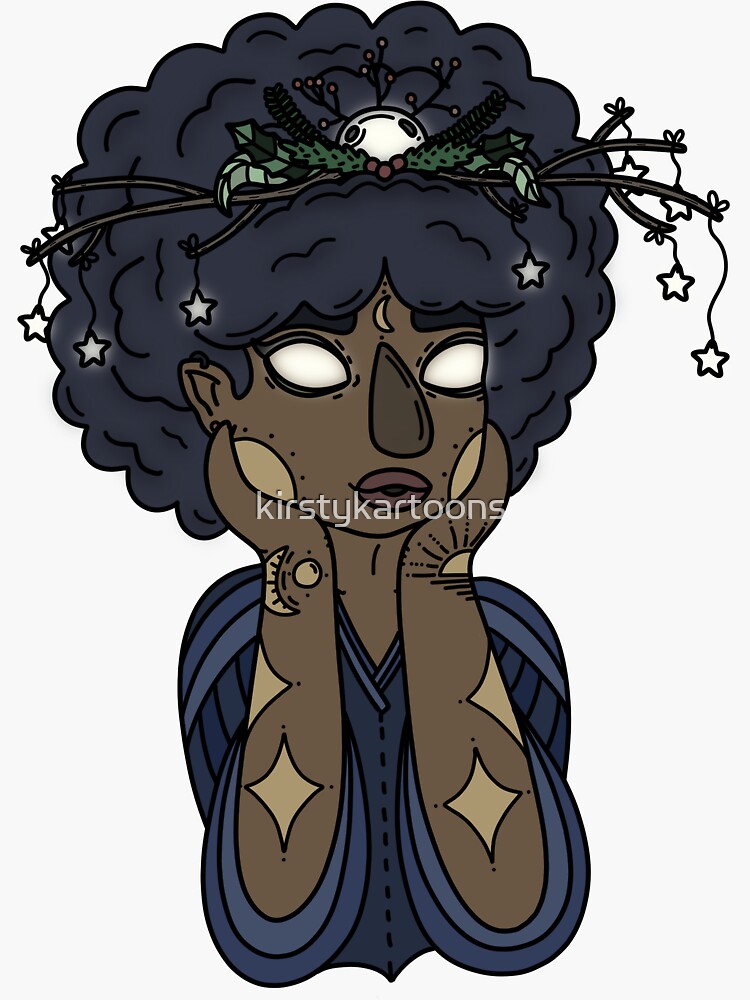 Winter Solstice Sticker For Sale By Kirstykartoons Redbubble