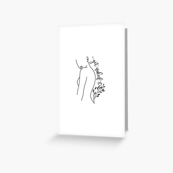 Get Naked Floral Woman Body Line Art Naked Woman Sketch Printable