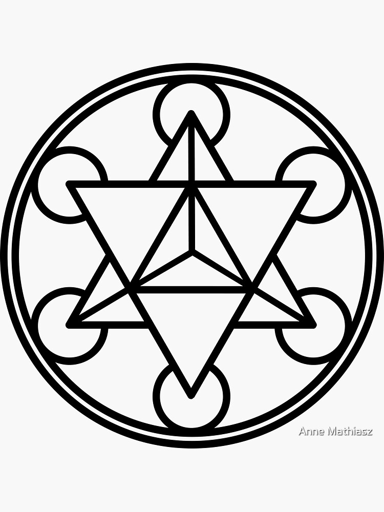 Merkaba Metatrons Cube Sacred Geometry Star Tetrahedron Flower Of