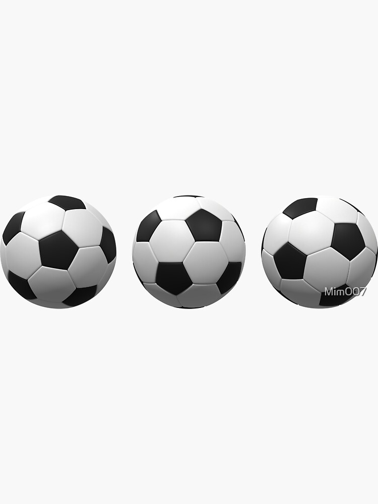 Soccer Ball White And Black Color On Transparent Background D