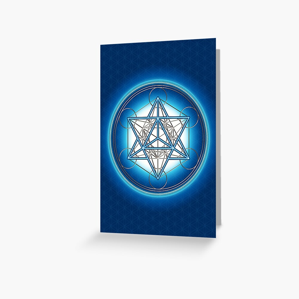 Merkaba Metatrons Cube Sacred Geometry Star Tetrahedron Flower Of