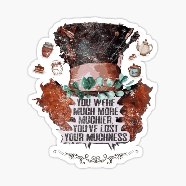 Mad Hatter Sticker For Sale By Redbubble