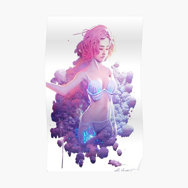 Crystalised Beauty Original Sexy Erotic Ecchi Lingerie Pinup Female