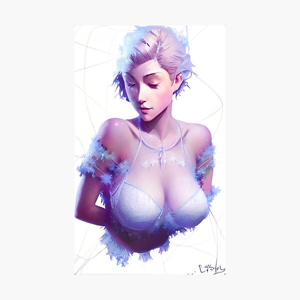 Crystalised Beauty Original Sexy Erotic Ecchi Lingerie Pinup Female