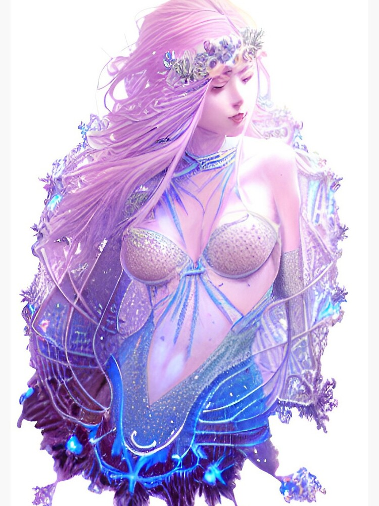 Crystalised Beauty Original Sexy Erotic Ecchi Lingerie Pinup Female