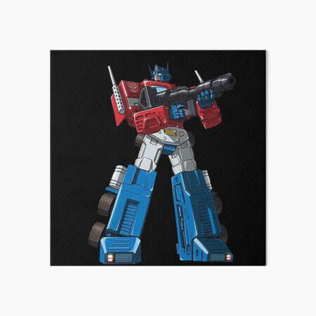 Autobot Leader Optimus Prime Convoy Art Board Print For Sale