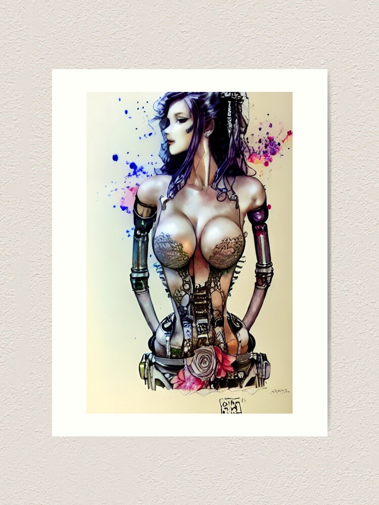 Cyborg Beauty Original Sexy Erotic Ecchi Lingerie Pinup Female Model