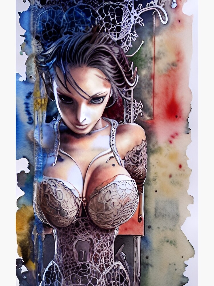 Cyborg Beauty Original Sexy Erotic Ecchi Lingerie Pinup Female Model