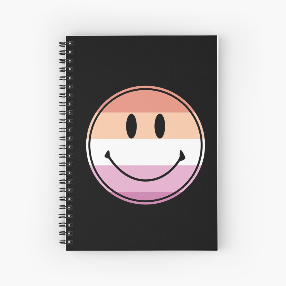 Lesbian Pride Pride S Hippie Retro Smiley Emoji Face Spiral