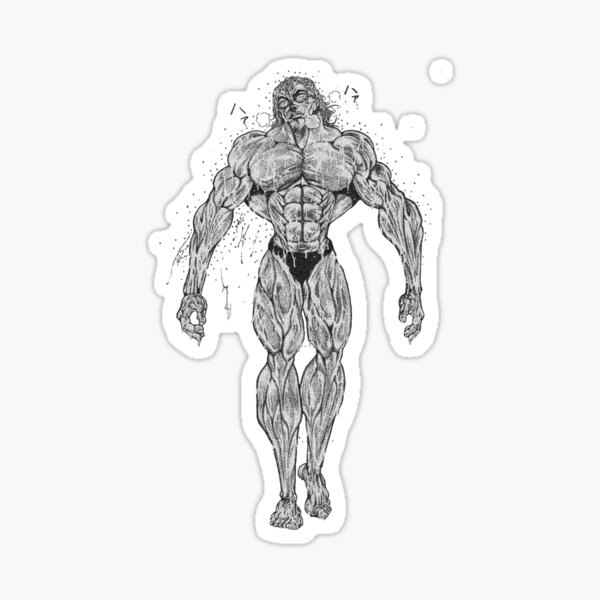 Yujiro Hanma Sticker For Sale By Designskull Redbubble