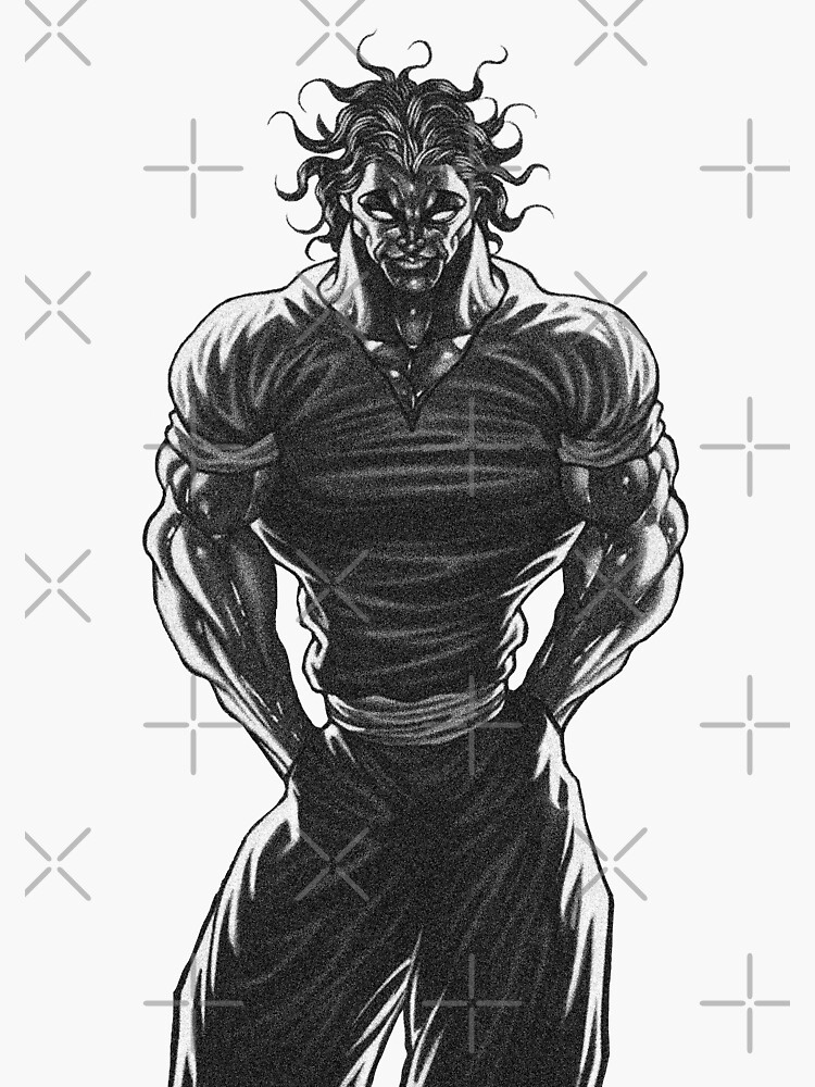 Yujiro Hanma Sticker For Sale By Designskull Redbubble