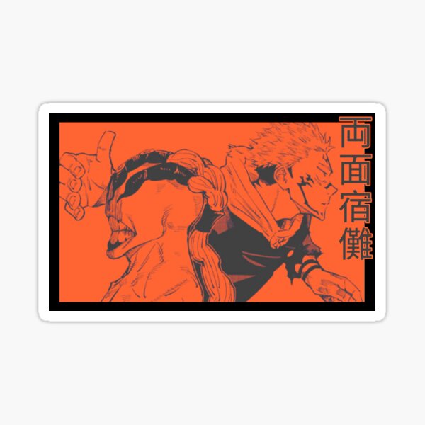 Sukuna Jujutsu Kaisen Sticker For Sale By Megumifushiguro Redbubble