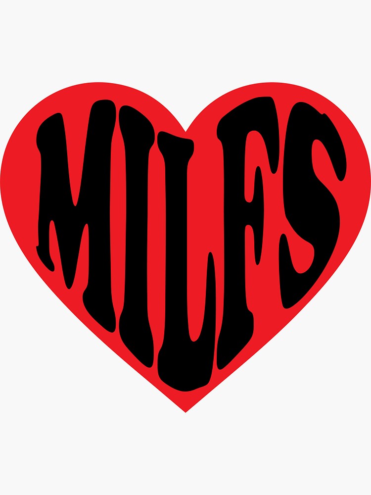 I Love Milfs Milf Hunter Cool Funny Biker Motorcycle Helmet Or Car