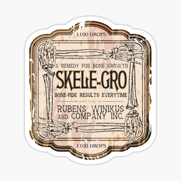 Skele Gro Sticker For Sale By Implexity Redbubble