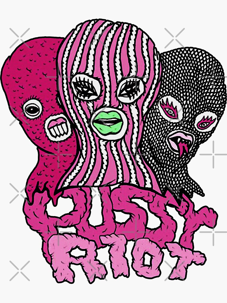 Pussy Riot Sticker For Sale By Indomareet Redbubble