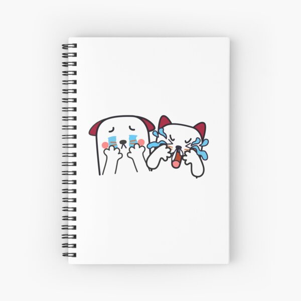 Sad Cat Meme Spiral Notebook For Sale By UandHer Redbubble