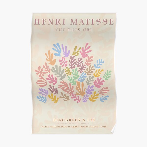 Henri Matisse Cut Out Art Poster For Sale By Matthewjackart Redbubble