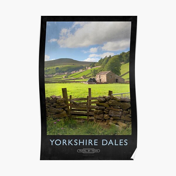 Yorkshire Dales Railway Poster Poster For Sale By Andrewroland