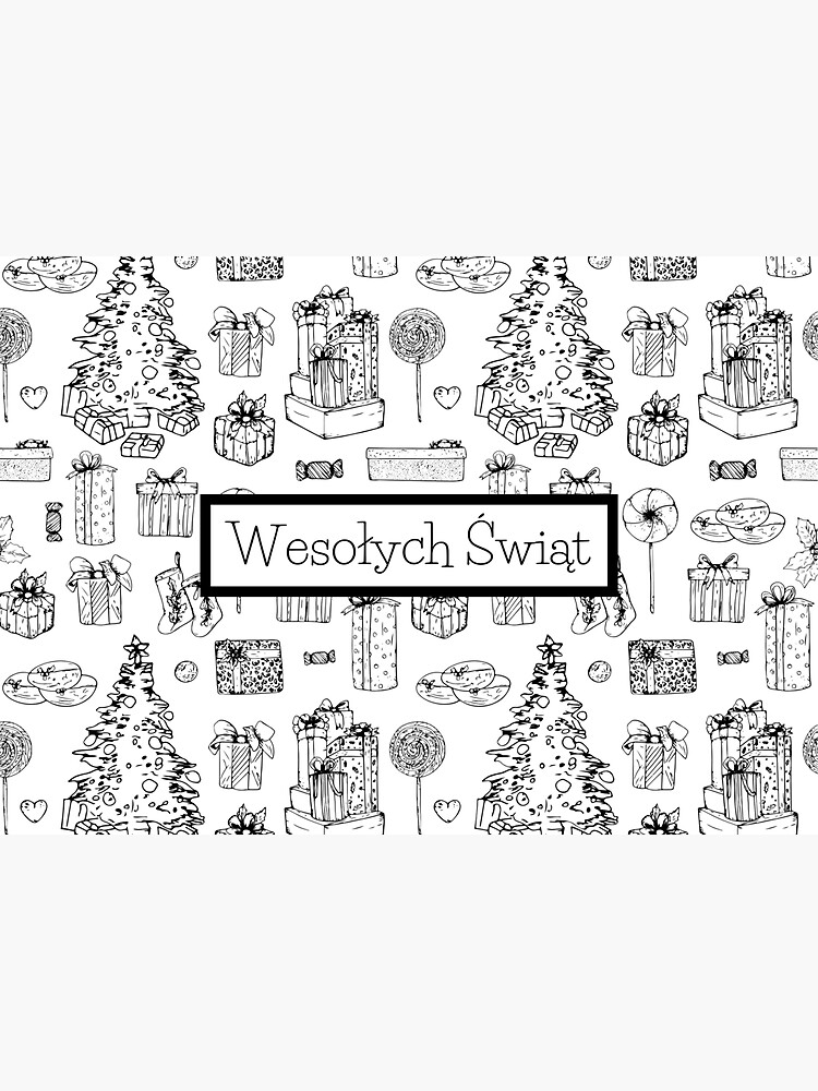 Weso Ych Wi T Happy Christmas In Polish Merry Christmas In Polish