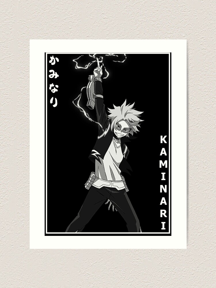 Chargebolt Denki Kaminari My Hero Academia Art Print For Sale