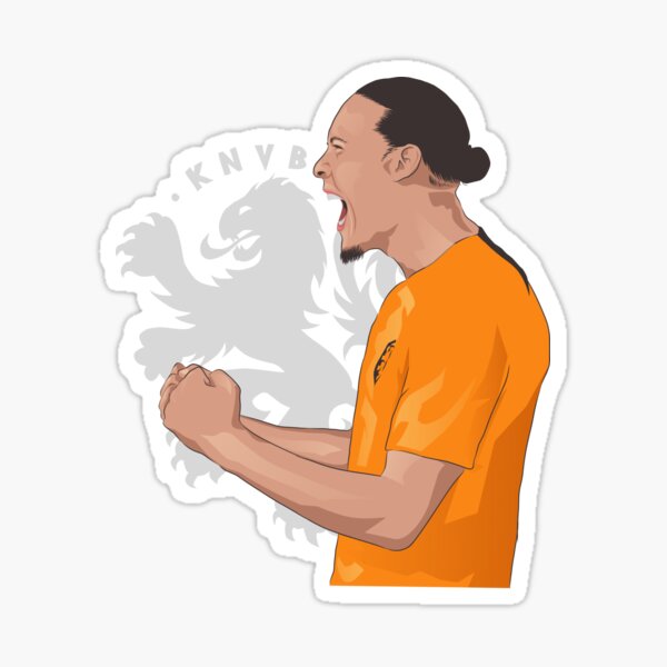 Virgil Van Dijk Netherland Sticker For Sale By Deura Redbubble