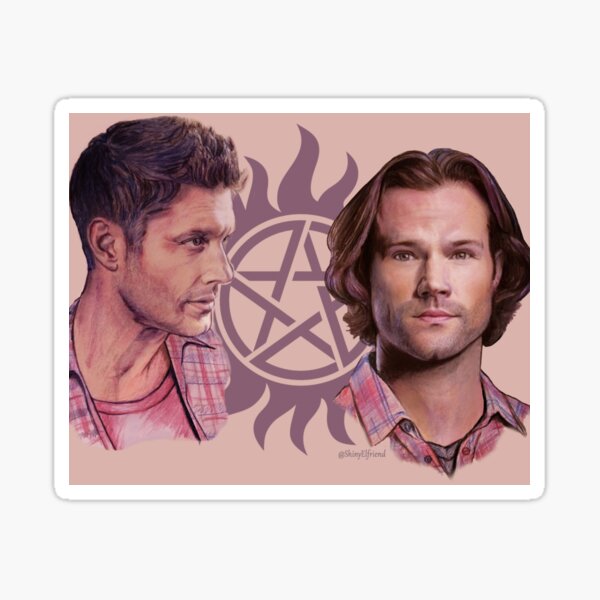 Supernatural Sam Dean Winchester Sticker For Sale By Shiny Elfriend