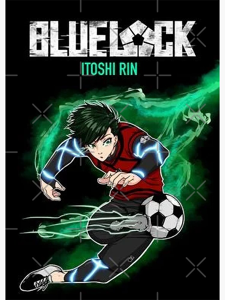 Blue Lock Rin Itoshi Awesome Design Blue Lock Anime Sticker For