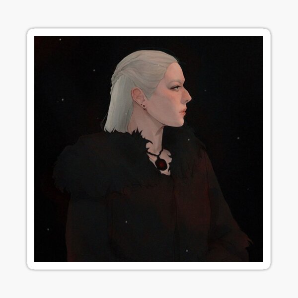 Rhaenyra Targaryen Sticker For Sale By Bmartdesign Redbubble