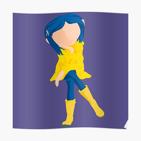 Coraline Jones Coraline Poster For Sale By L1sercool Redbubble