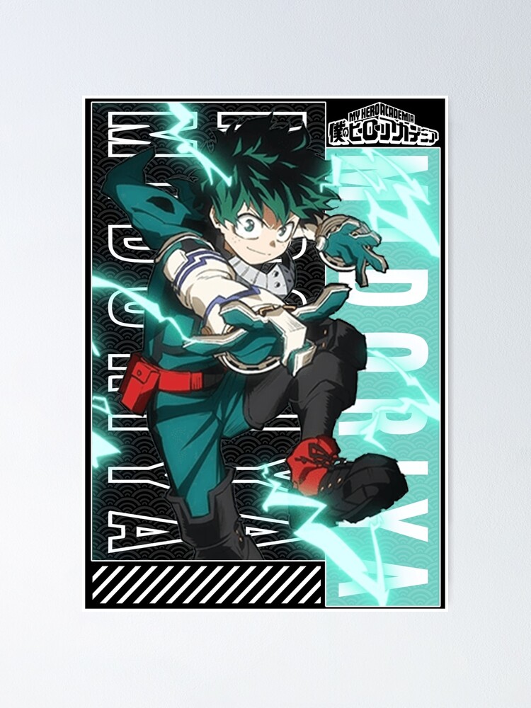 Deku Izuku Midoriya My Hero Academia Poster For Sale By B Love