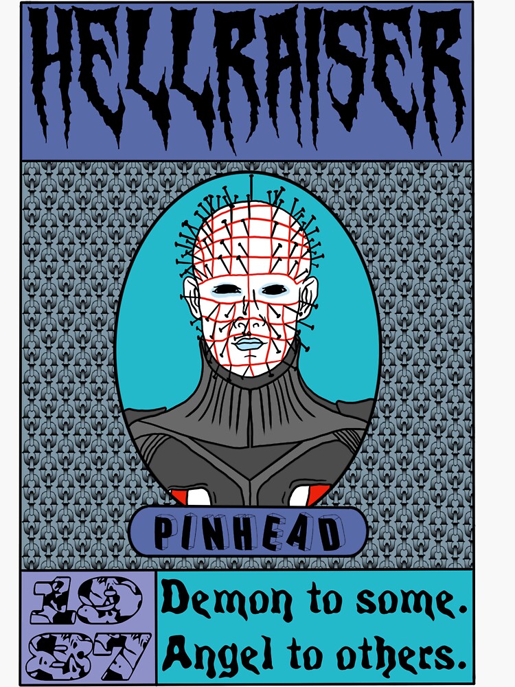 Pinhead Sticker For Sale By Motelgemini Redbubble