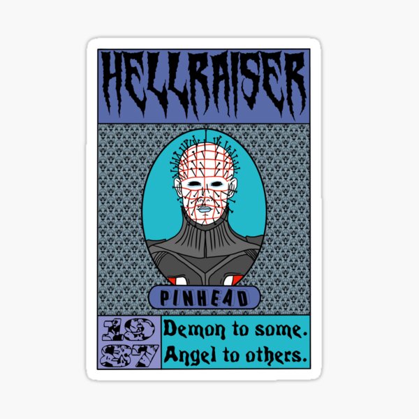 Pinhead Sticker For Sale By Motelgemini Redbubble