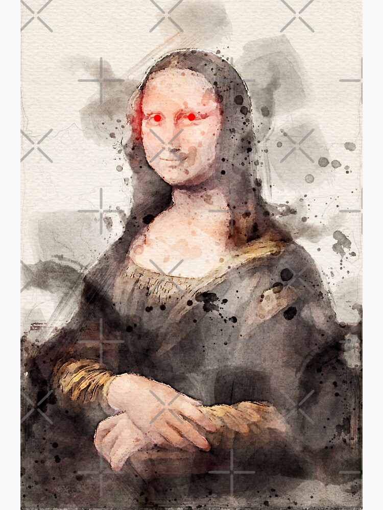 La Gioconda Mona Lisa Leonardo Da Vinci Sticker For Sale By