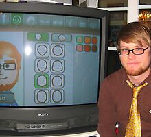 T.V. Ty, with Ty In His Tie by Hank Rodriguez