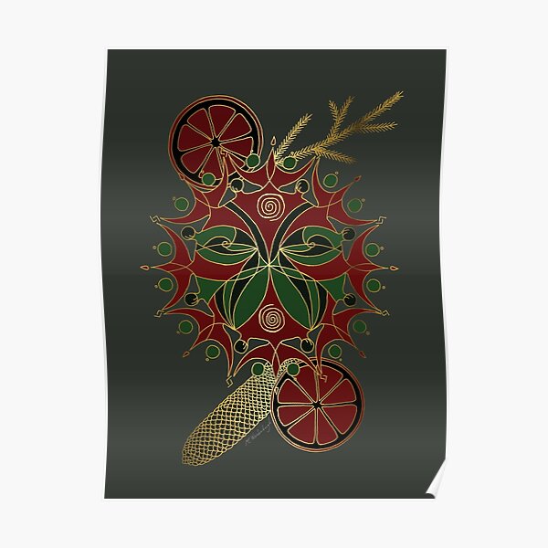 Midwinter Wine Red Poster For Sale By MCWestenbergh Redbubble