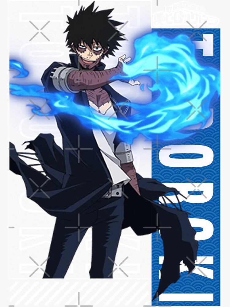 Dabi Toya Todoroki My Hero Academia Sticker For Sale By B Love