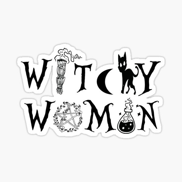 Witchy Woman Sticker For Sale By Majikalwhispers Redbubble