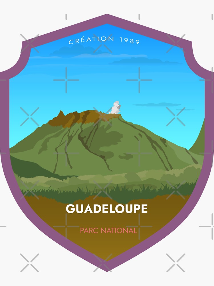 Parc National De La Guadeloupe France Sticker For Sale By