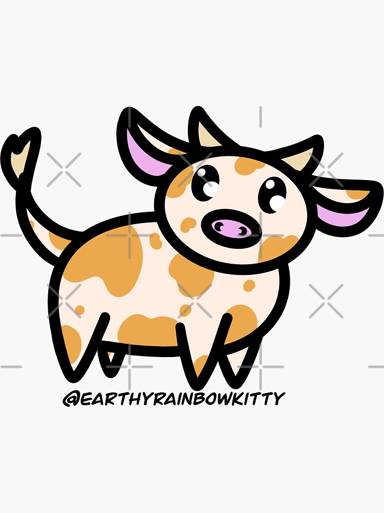 Citrus The Orange Cow Sticker For Sale By VirgilStorm Redbubble