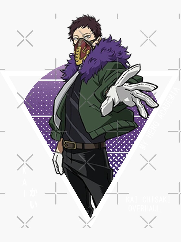 Overhaul Kai Chisaki My Hero Academia Sticker For Sale By B