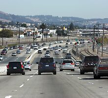 Traffic on Interstate 880 by Laurie Puglia