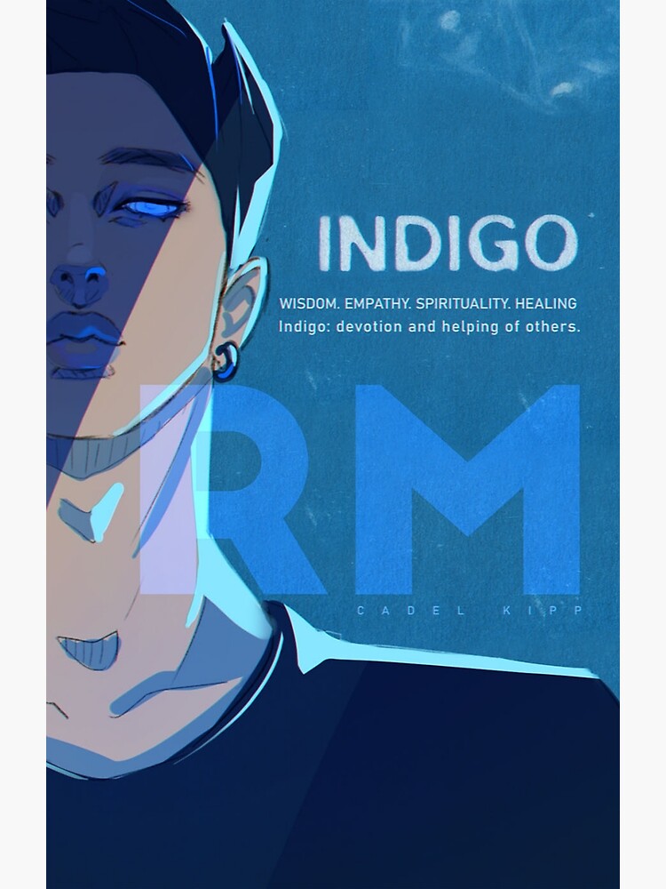 Indigo By Kim Namjoon Also Known As Rm From Bts Album Anime Edit Art