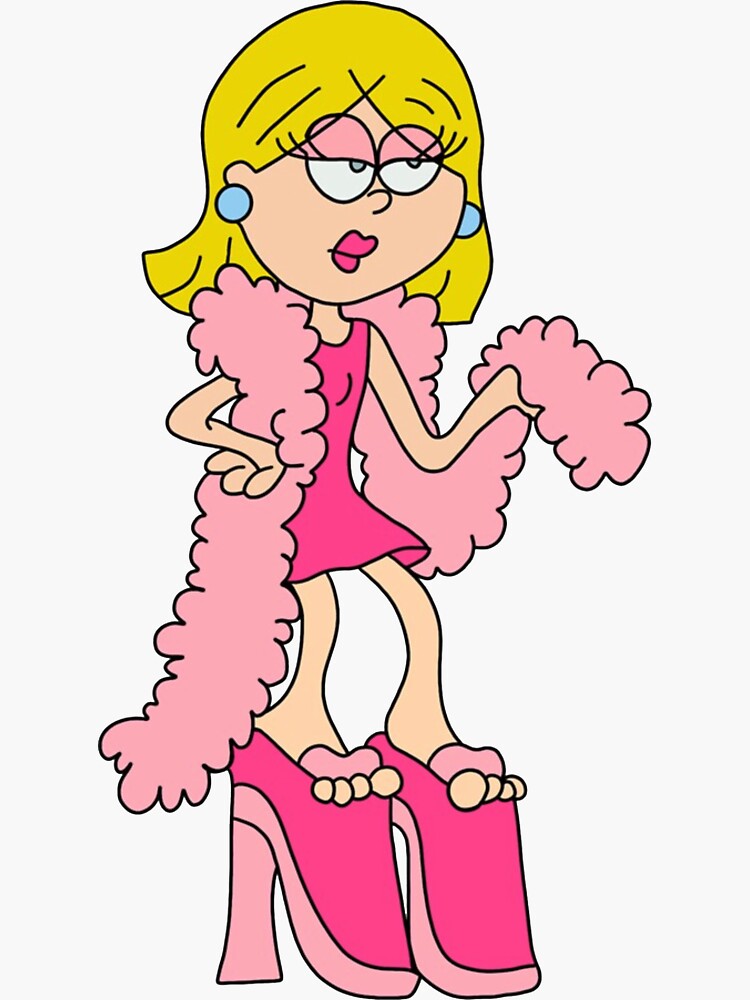 Fashion Lizzie Mcguire Cartoon Sticker For Sale By Trasarual Redbubble