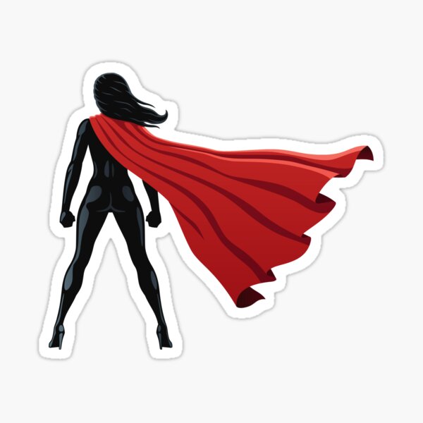 SUPERWOMAN Sticker For Sale By WHITESUNN Redbubble