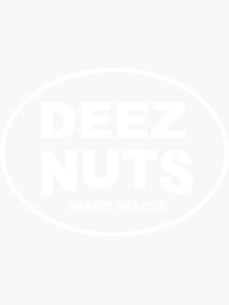 Deez Nuts Brand Roasted Peanuts Sticker For Sale By Helenercado