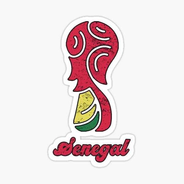 Pegatina Copa Del Mundo 2022 Catar Senegal De ArthurVon Redbubble