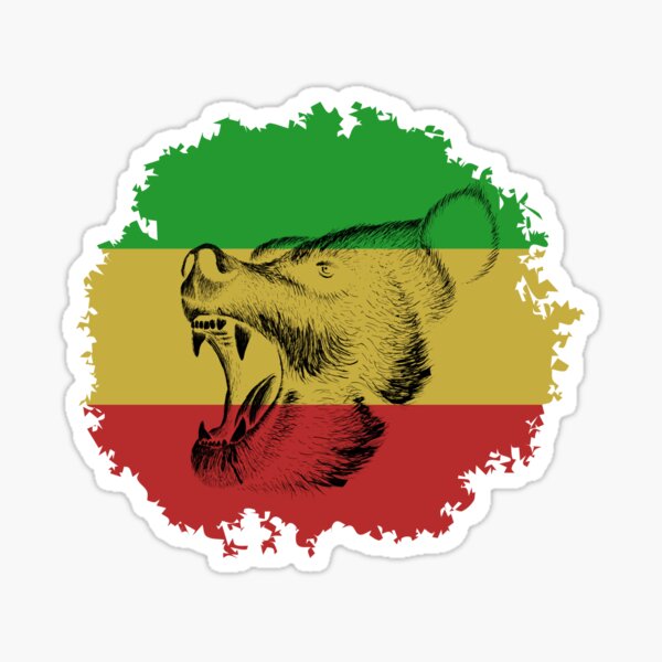 Grizzly Bear Sticker For Sale By ChachiArts Redbubble