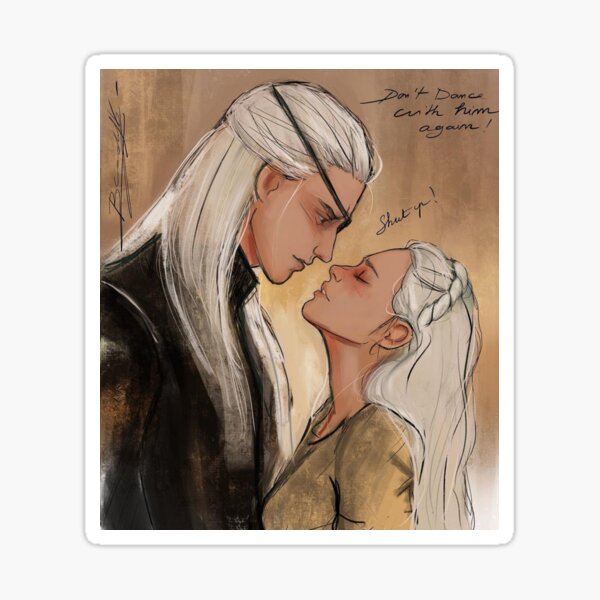 Aemond And Helaena Kiss Sticker For Sale By BMArtDesign Redbubble