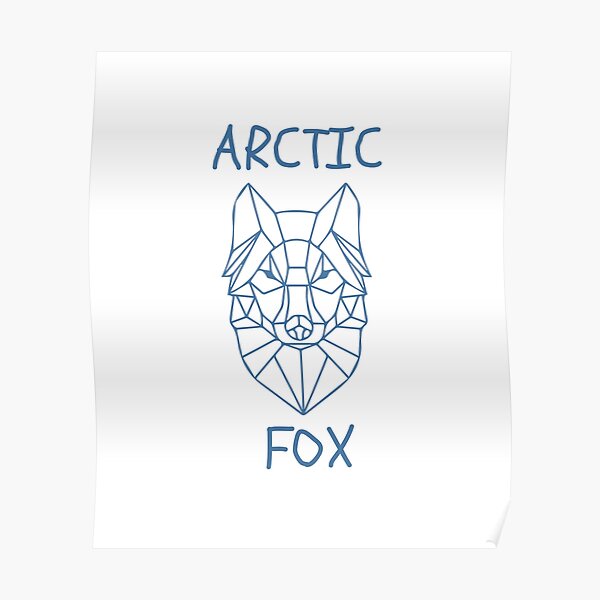 Arctic Fox Poster For Sale By ChachiArts Redbubble